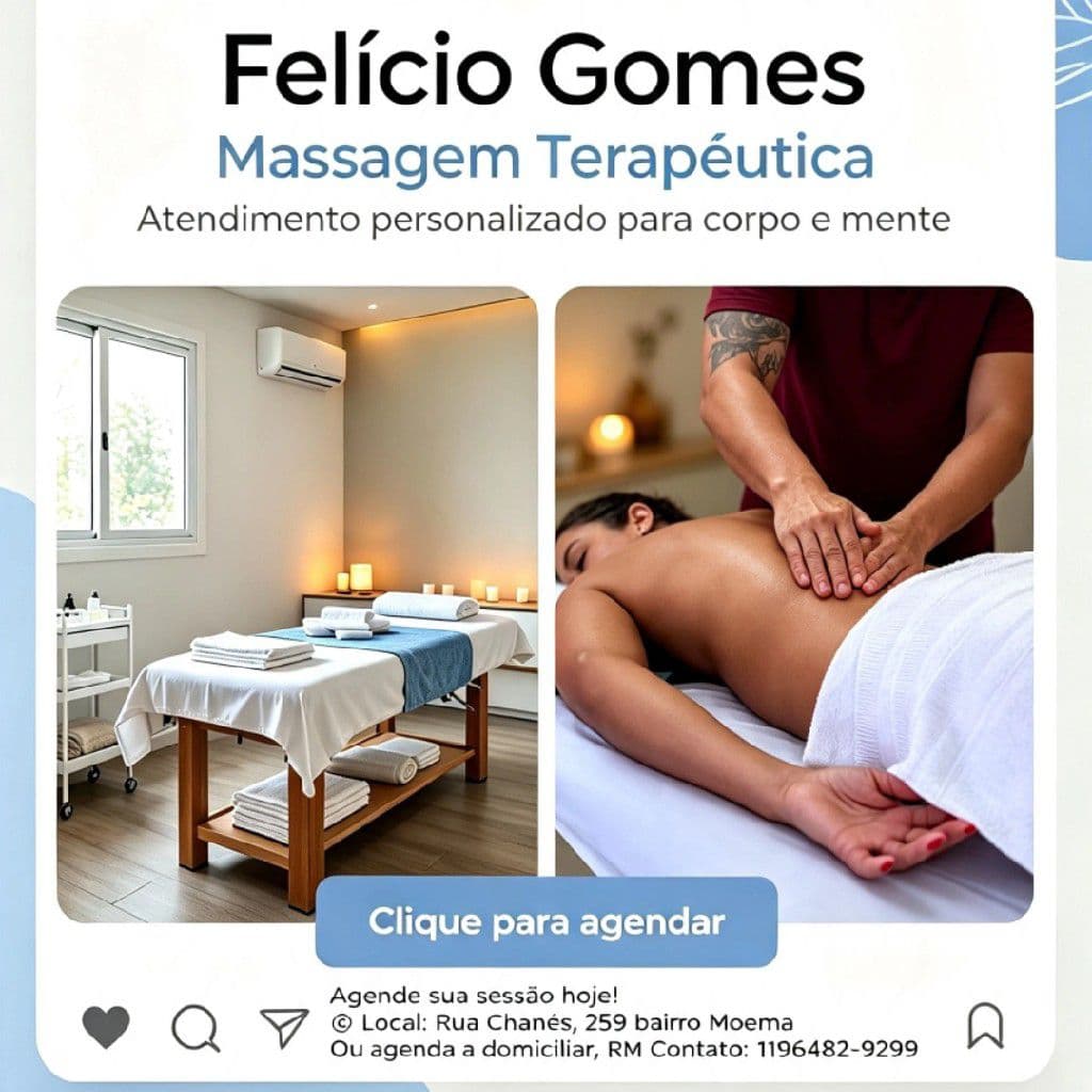 Felicio Gomes, Massagem, foto 1 de 2
