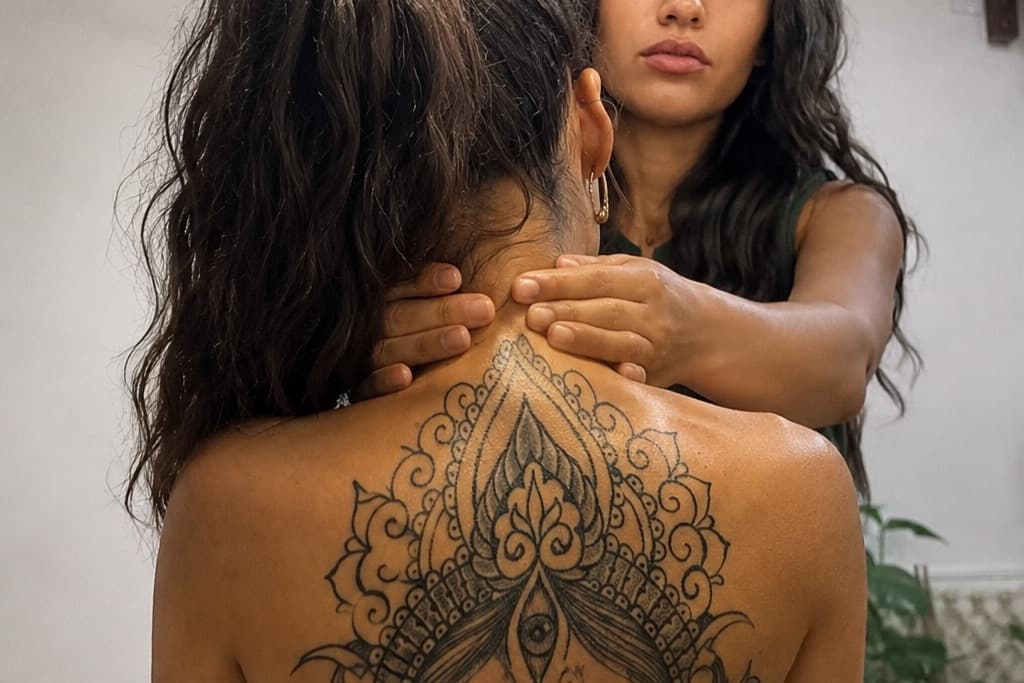 Sabrina Oliveira, Massagem