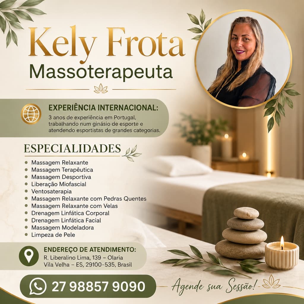 Kely Frota, Massagem, foto 1 de 2