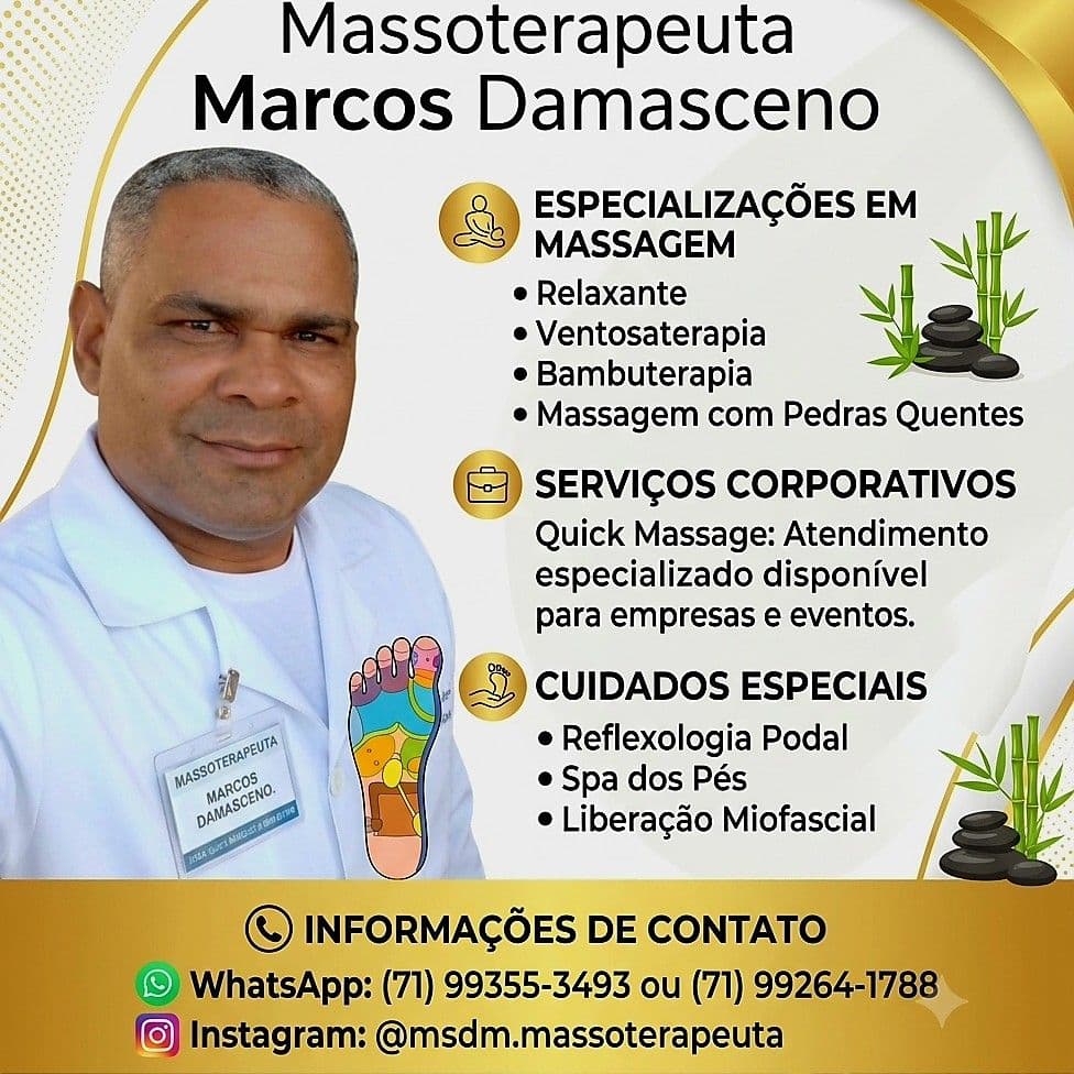 Marcos Damasceno, Massagem, foto 1 de 2