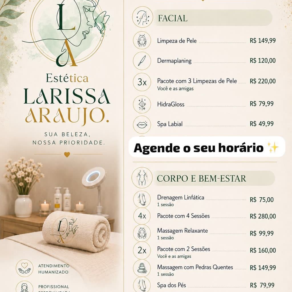 Estética Larissa Araujo., Massagem, foto 1 de 2
