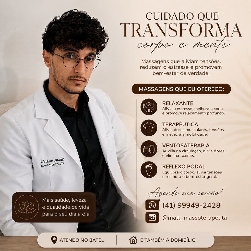 Mat Massoterapeuta, Massagem, foto 1 de 2