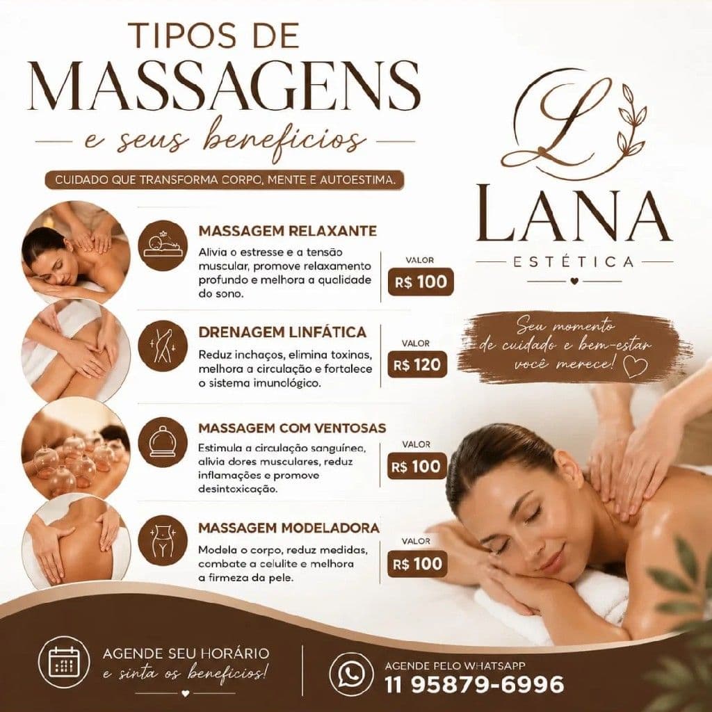 Jayslania, Massagem
