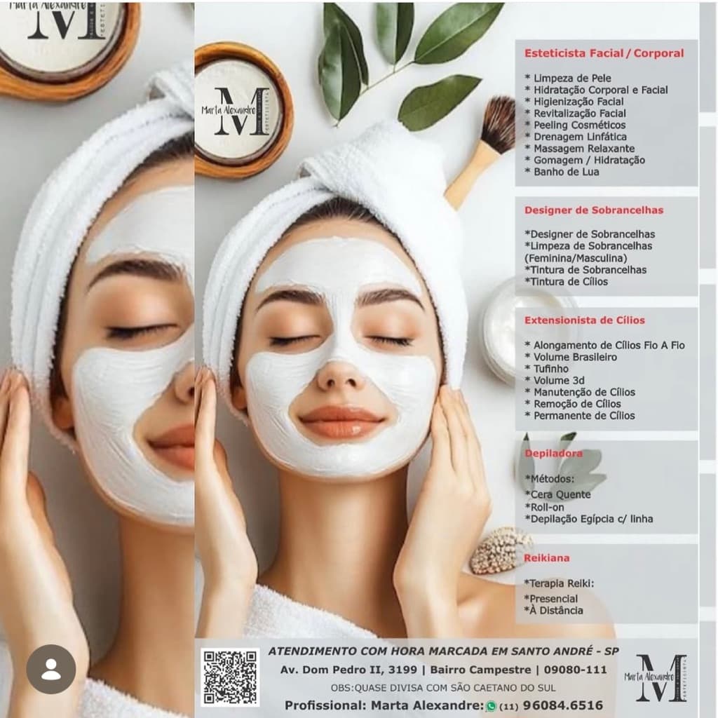 Esteticista | Marta Alexandre, Pele