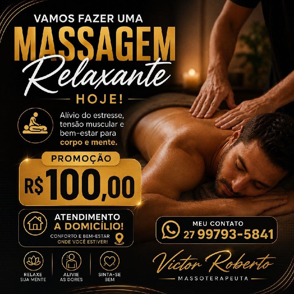 Massoterapeuta VICTOR ROBERTO, Massagem, foto 1 de 2