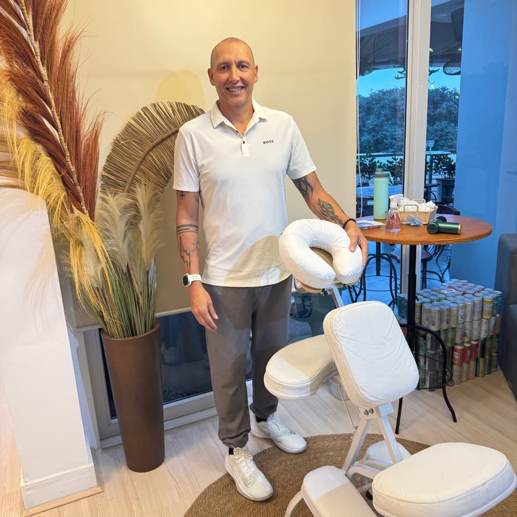 Rogerio Medeiros, Massagem, foto 1 de 3