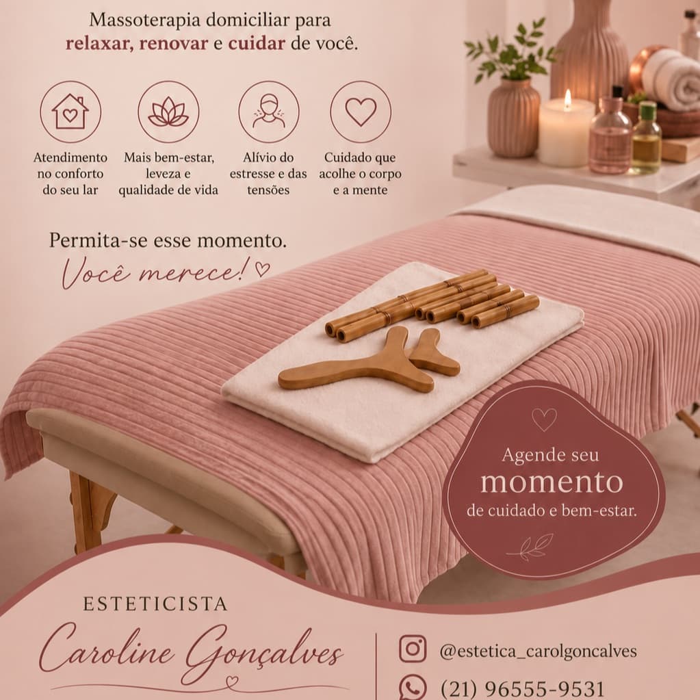 Caroline Gonçalves, Massagem, foto 1 de 2