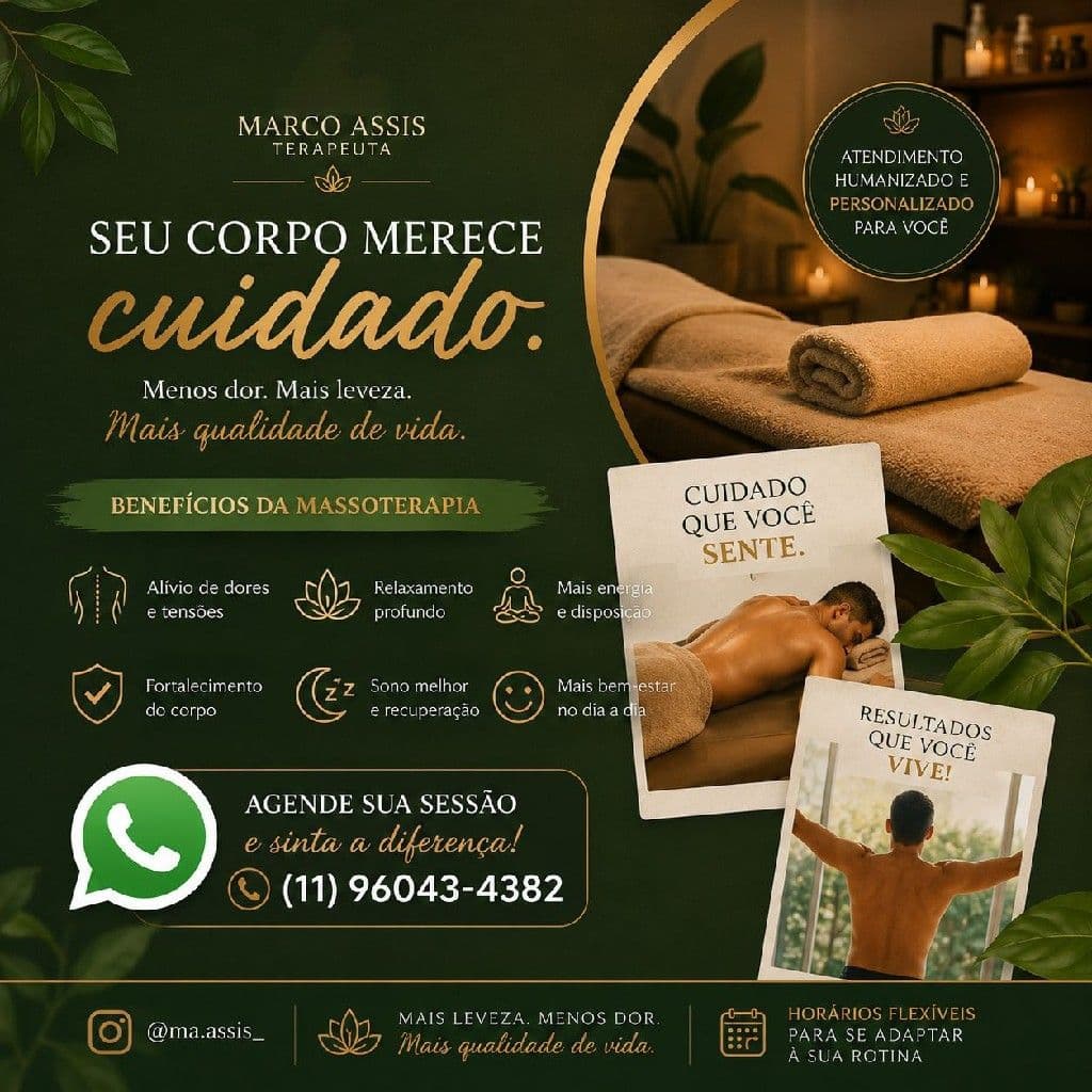 Marco Assis, Massagem, foto 1 de 2
