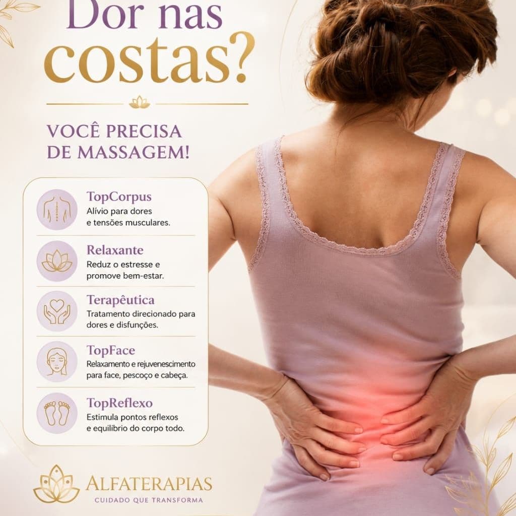 Alfaterapias, Massagem, foto 1 de 2