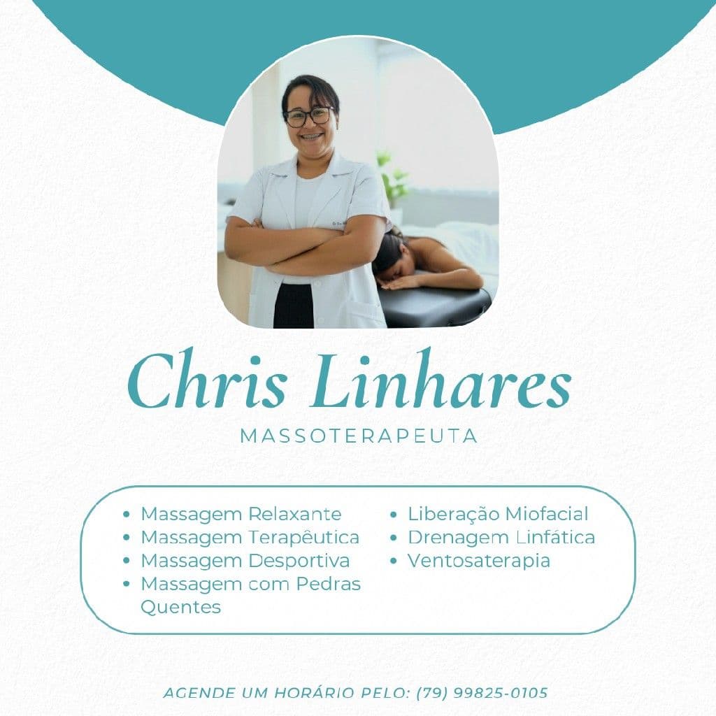 Chris Linhares, Massagem