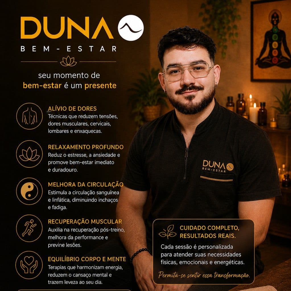 GUILHERME GARCIAS | DUNA BEM-ESTAR, Massagem, foto 1 de 2