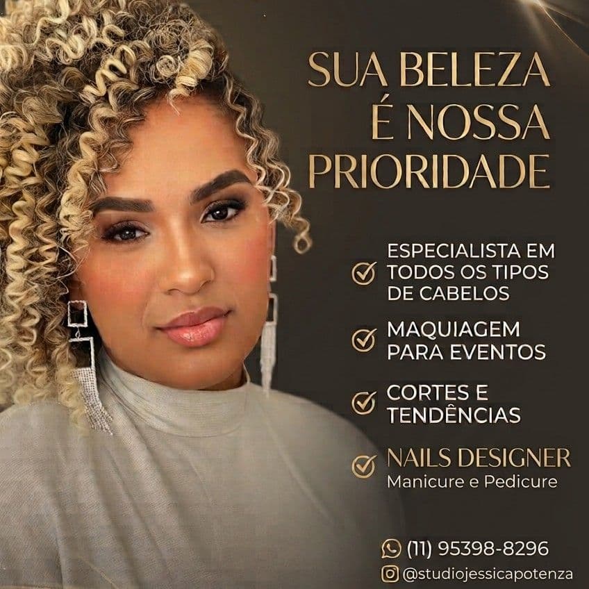Jessica Potenza, Maquiagem, foto 1 de 2