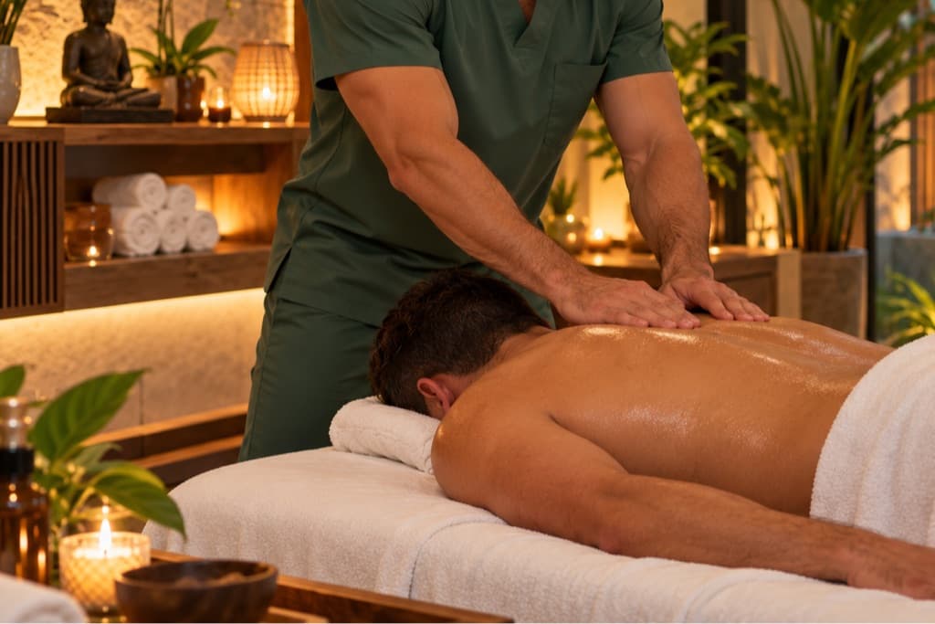 Douglas Carmo, Massagem