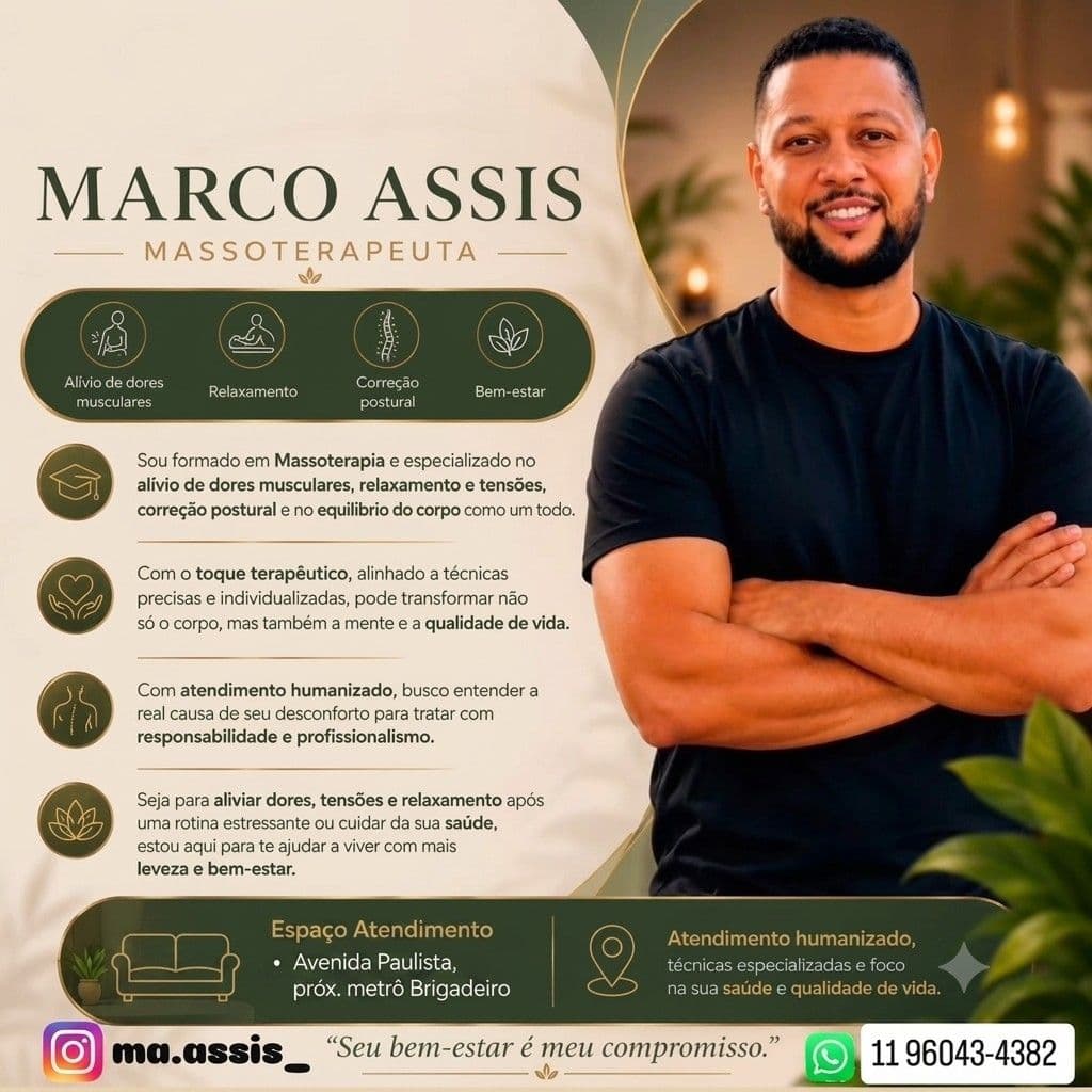 Marco Assis, Massagem, foto 2 de 2