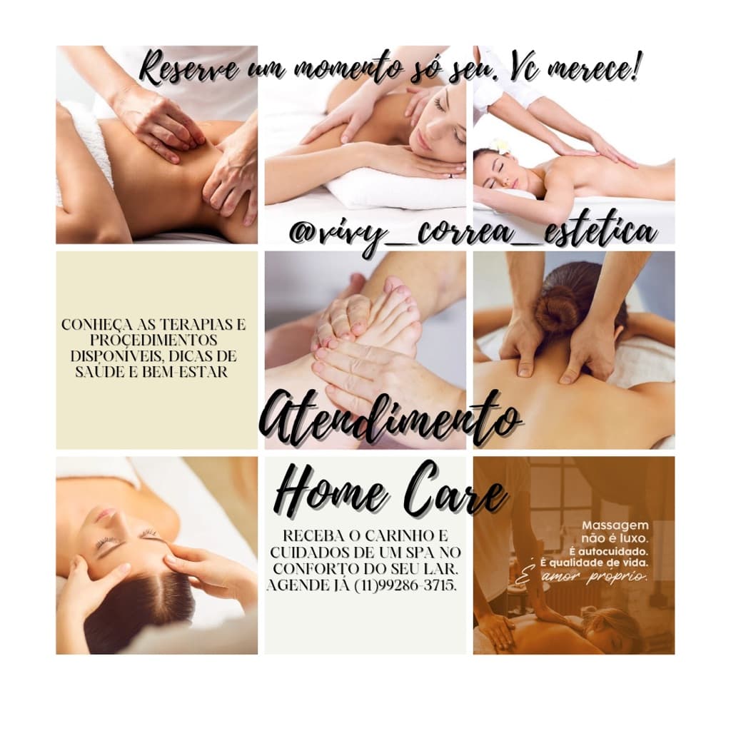 Viviane Correa, Massagem