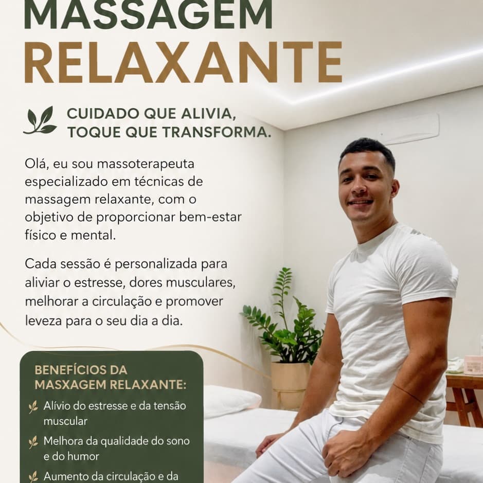Fred_massoterapeuta, Massagem, foto 1 de 1
