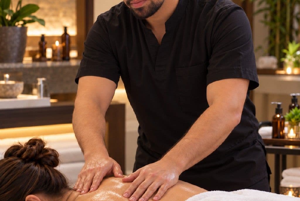 Alison Albuquerque, Massagem, foto 1 de 2
