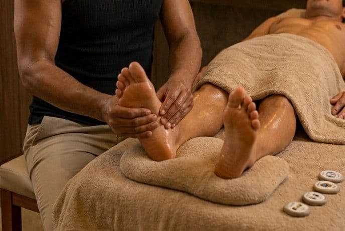 Diogo, Massagem