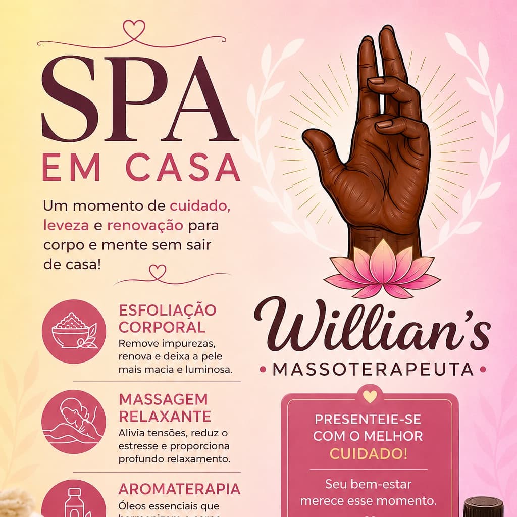 Marlon Willians, Massagem, foto 1 de 2