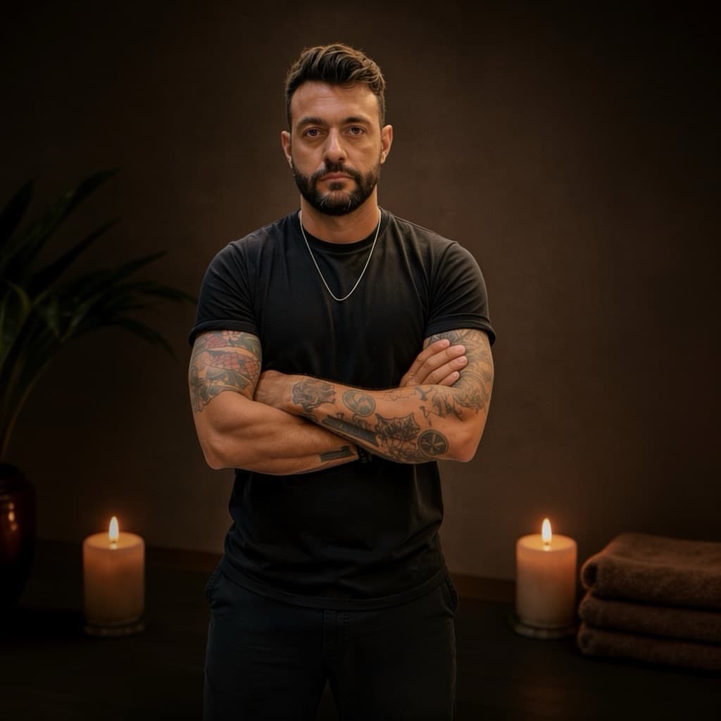 Murillo Caressato neto, Massagem, foto 2 de 3