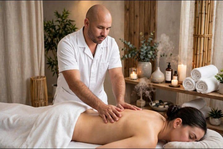 Mauricio, Massagem
